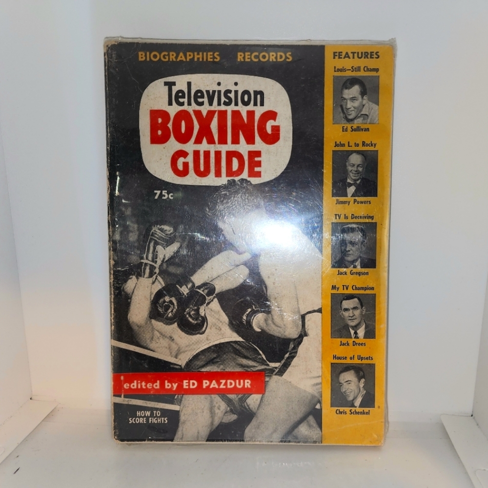Vintage 1954 Television Boxing Guide